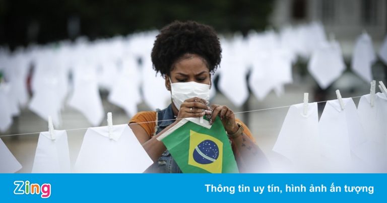 Brazil chạm ngưỡng 600.000 ca tử vong vì Covid-19