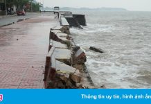 Kè biển Đồ Sơn vỡ nát