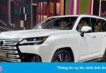 Cận cảnh phiên bản Lexus LX 2022 được trang bị động cơ diesel