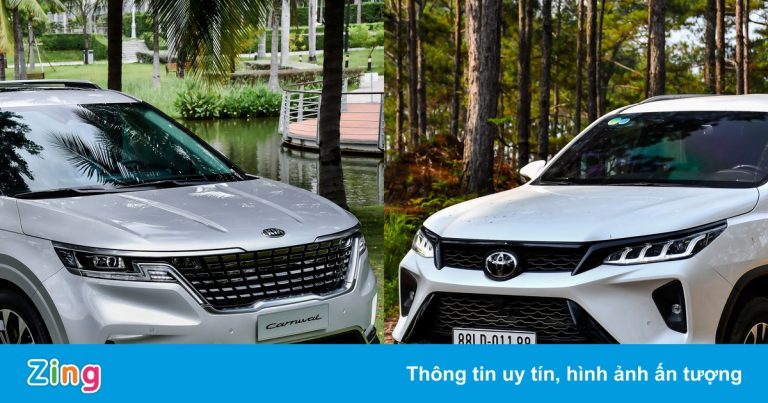 Xe 7 chỗ tầm 1,4 tỷ đồng, chọn Kia Carnival hay Toyota Fortuner?