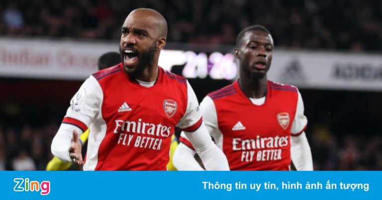 Lacazette giúp Arsenal thoát thua ở phút 90+5