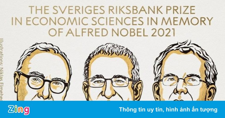 Ba nhà kinh tế học đạt giải Nobel 2021 được thưởng hơn một triệu USD