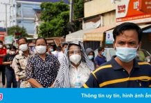 Số ca mắc Covid-19 của Campuchia giảm mạnh sau lệnh hạn chế xét nghiệm