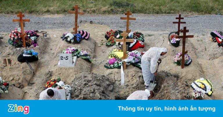 Nga ghi nhận ngày có nhiều người chết nhất vì Covid-19