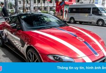 Cận cảnh Aston Martin V8 Vantage của Minh Nhựa tại TP.HCM