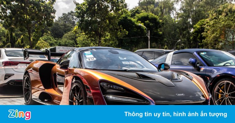 McLaren Senna tái xuất cùng loạt siêu xe tại TP.HCM