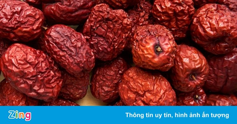 Bổ sung dưỡng chất với táo đỏ khô Hàn Quốc