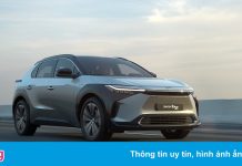 Xe điện BZ4X của Toyota ra mắt với ngoại hình giống Lexus RX350