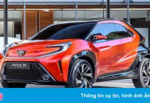 Crossover cỡ nhỏ Toyota Aygo X sẽ ra mắt vào tháng 11