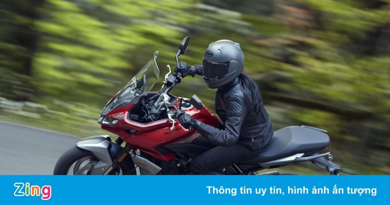 Triumph Tiger Sport 660 trang bị động cơ 3 xy-lanh như Trident