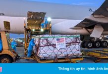 Thêm 1,3 triệu liều vaccine Pfizer do Mỹ viện trợ về đến Việt Nam