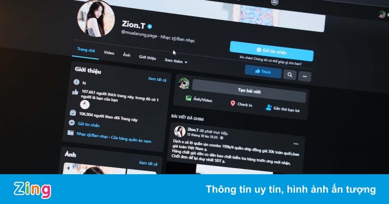 Hai người Việt livestream bán quần áo trên fanpage của rapper Hàn Quốc