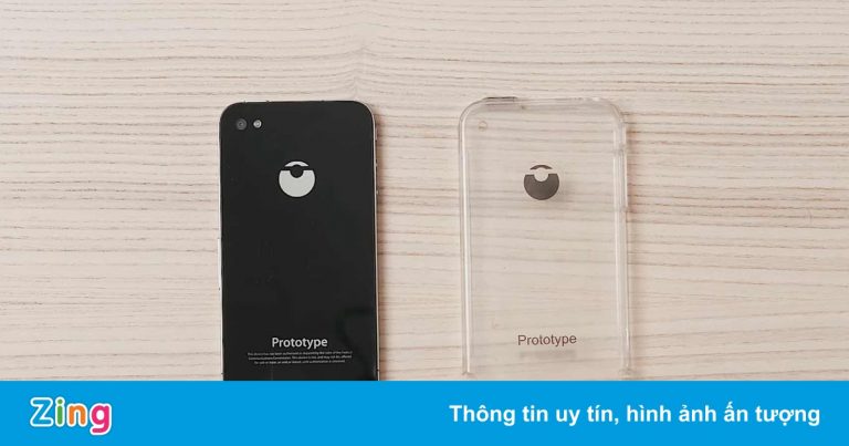 Chiếc iPhone không có logo quả táo