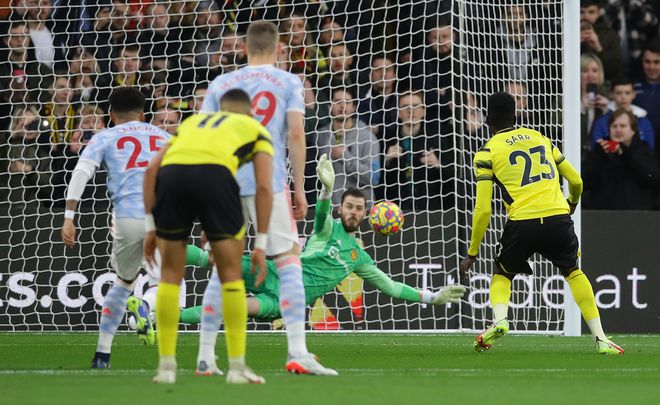 Watford 0-0 Man United: De Gea cản phá penalty Watford 0-0 Man United: De Gea cản phá penalty