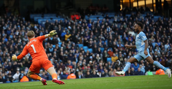 Man City dau Everton anh 6