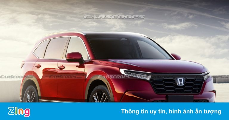 Xem trước bản dựng thiết kế Honda CR-V hoàn toàn mới