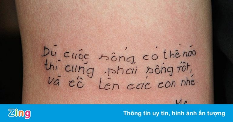 Giới trẻ thích xăm tiếng Việt Giới trẻ thích xăm tiếng Việt