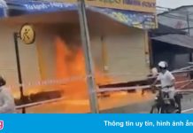 Người đàn ông mua xăng đốt cửa hàng Điện Máy Xanh