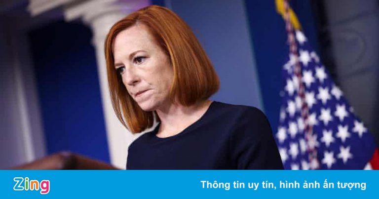 Thư ký báo chí Nhà Trắng Jen Psaki mắc Covid-19