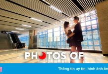 Góc đón nắng sống ảo ở nhà ga Cát Linh