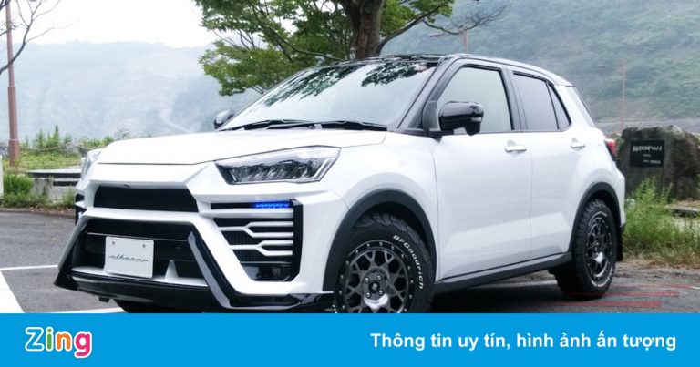 Toyota Raize độ ngoại thất giống Lamborghini Urus