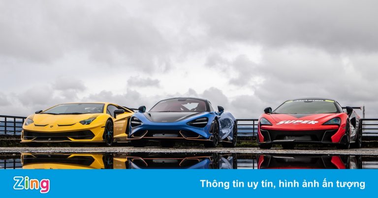 McLaren 765LT và loạt siêu xe ấn tượng tại Đà Lạt