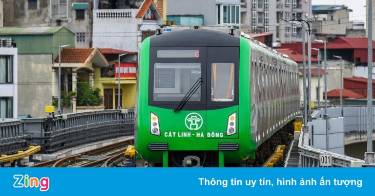 Tàu điện Cát Linh – Hà Đông được bàn giao, vận hành