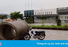 Xe máy tông ống cống, 2 người tử vong