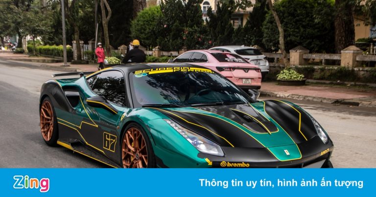 Chi tiết Ferrari 488 GTB với ngoại thất phong cách xe đua tại TP.HCM