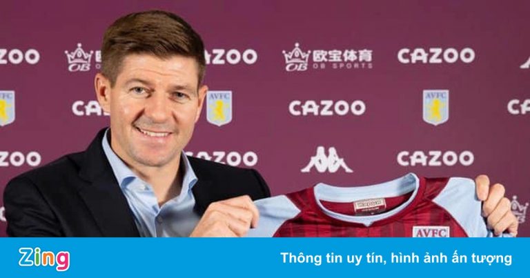 Gerrard trở thành HLV trưởng Aston Villa