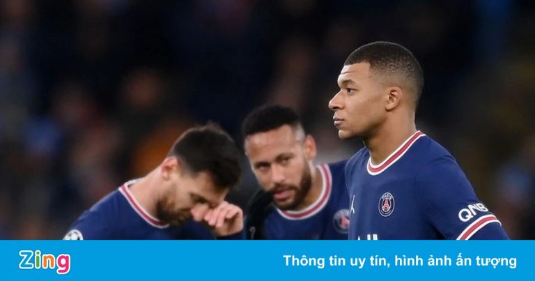 Cách PSG sụp đổ trước Man City