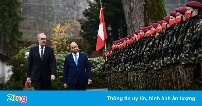 Thụy Sĩ tổ chức lễ đón Chủ tịch nước Nguyễn Xuân Phúc Thụy Sĩ tổ chức lễ đón Chủ tịch nước Nguyễn Xuân Phúc
