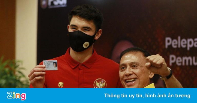 Cầu thủ cao 1,97 m hoàn tất thủ tục nhập tịch Indonesia