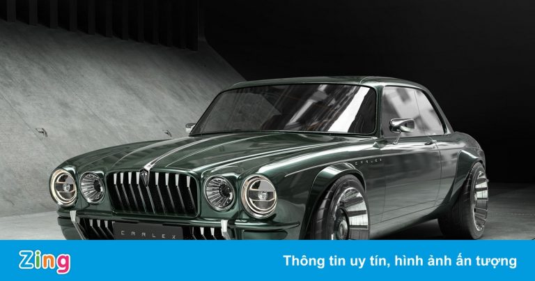 Xế cổ Jaguar XJ Coupe biến hình theo phong cách thân rộng