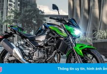 Kawasaki Z400 đời 2021 có giá 149 triệu đồng tại Việt Nam
