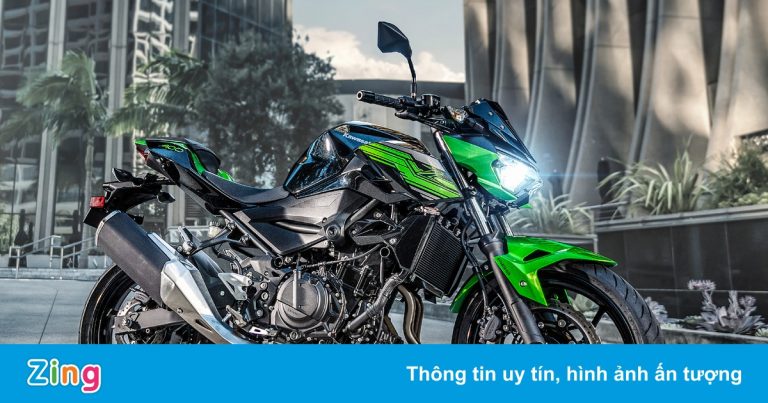 Kawasaki Z400 đời 2021 có giá 149 triệu đồng tại Việt Nam