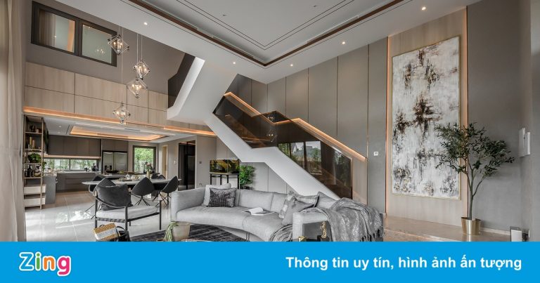 Chi 8 tỷ làm nội thất cho căn biệt thự lệch tầng ở Bình Dương