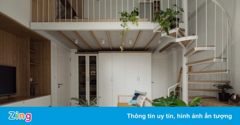 Biến phòng ngủ gác mái biệt thự thành duplex thu nhỏ