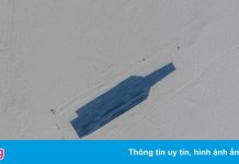Phát hiện mô hình giống tàu sân bay Mỹ trên sa mạc Trung Quốc