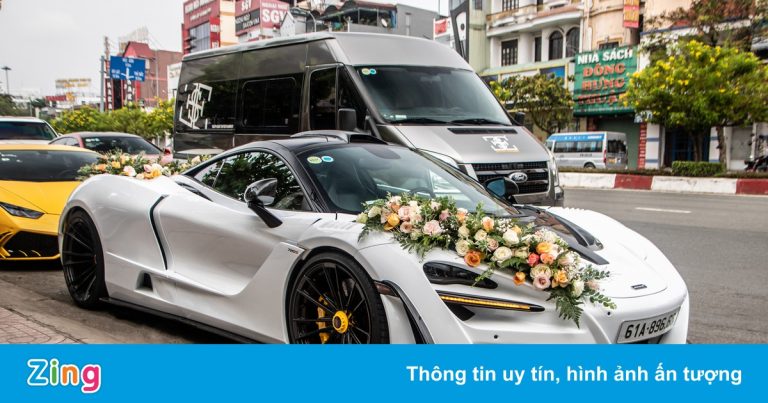 McLaren 720S N-Largo cùng dàn siêu xe rước dâu tại TP.HCM