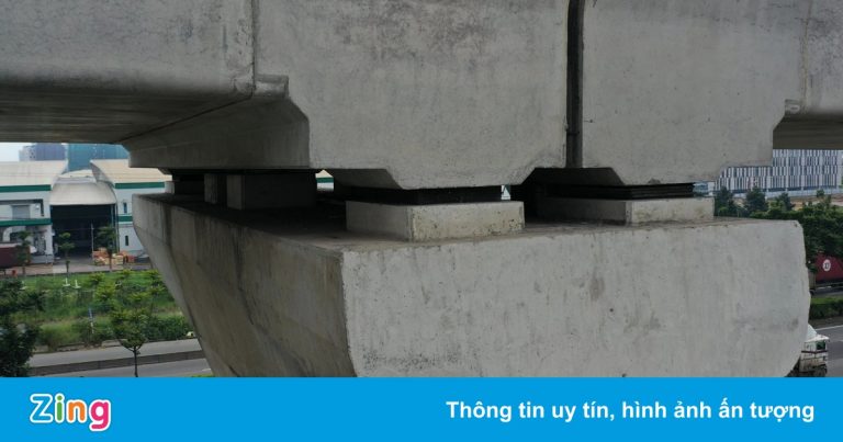 Hơn 30 vị trí gối dầm tuyến metro số 1 phải gia cố