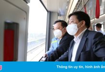 Bí thư Hà Nội đi thử metro Nhổn – Ga Hà Nội