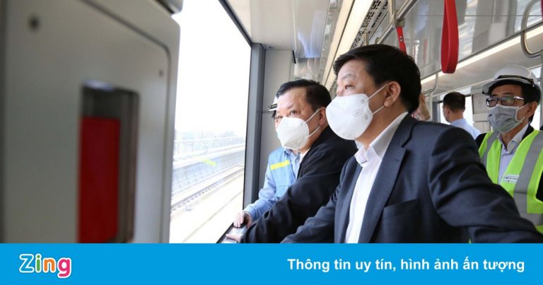 Bí thư Hà Nội đi thử metro Nhổn – Ga Hà Nội