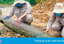 Hai quả bom phát lộ sau mưa lớn ở Quảng Trị