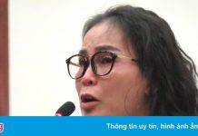 Bà Lê Thị Thanh Thúy bật khóc nói lời sau cùng