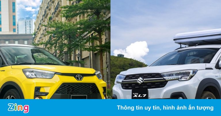 Mua xe gầm cao tầm 500 triệu đồng, chọn Toyota Raize hay Suzuki XL7?