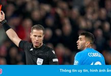 Hậu vệ Atletico nhận thẻ đỏ vì làm ngơ trọng tài