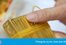 Giá vàng tăng lên mức 59,55 triệu đồng/lượng