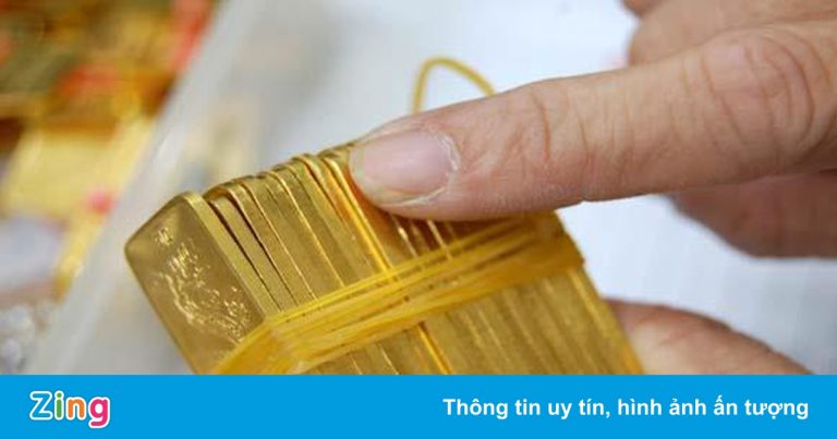 Giá vàng tăng lên mức 59,55 triệu đồng/lượng