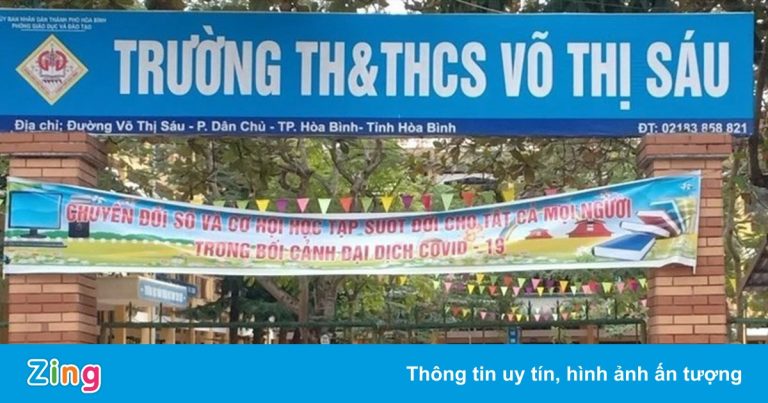 Hòa Bình cho toàn bộ học sinh, sinh viên nghỉ học trực tiếp